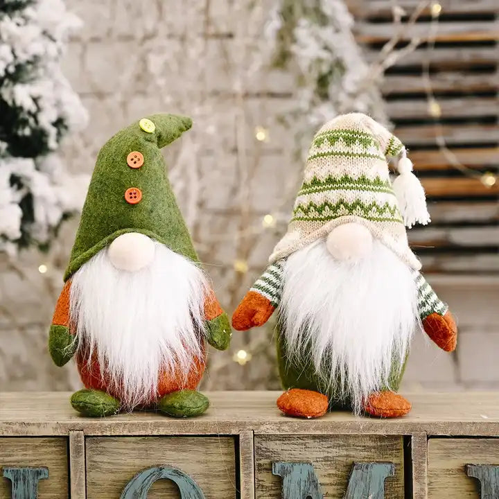 Stuffed Green Gnomes Stuffed Green Gnomes